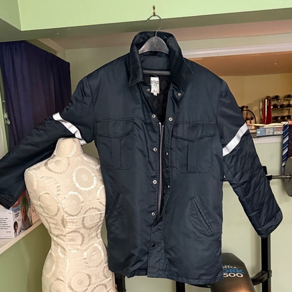 Tristar Other - First Responders Men's Dark Blue Jacket with Reflective Stripes, Vintage